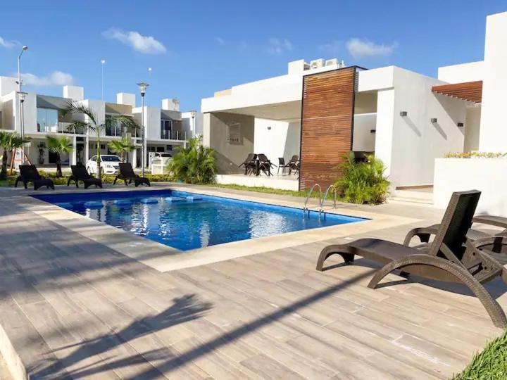 Elegante Y Preciosa Casa Con Excelente Ubicacion Villa Cancún Buitenkant foto